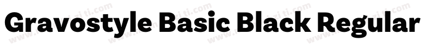 Gravostyle Basic Black Regular字体转换